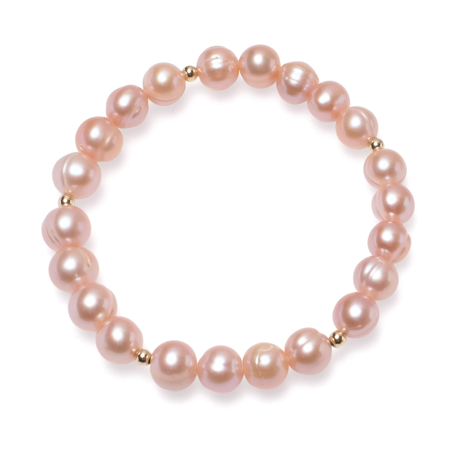 Гривна, лилави перли 8-9мм ,19см